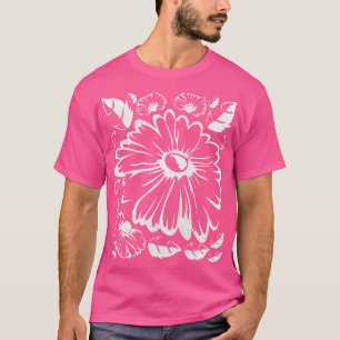 T-shirt Daisy Botanical Nature Gardener Floral Daisy Flo