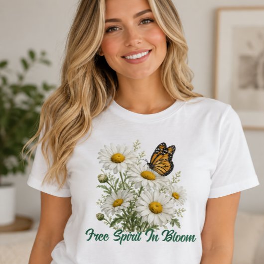 T-shirt Daisy & Butterfly Bloom