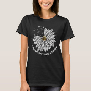 T-shirt Daisy Butterfly Zebra Ribbon Neuroendocrine Cancer