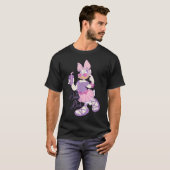 T-shirt Daisy Duck - En train de siroter (Devant entier)