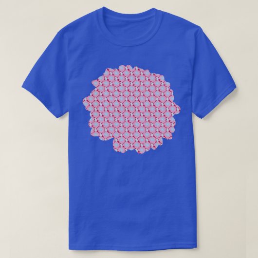 T-shirt Daisy Floral Pattern rose (Design devant)