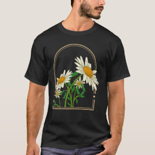 T-shirt Daisy Flower Gardener Botanique Jardin Nature Plan
