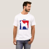 T-shirt d'Akita de ligue (Devant entier)