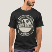 T-shirt Dakota du Sud - Don d'État Mount Rushmore (Devant)