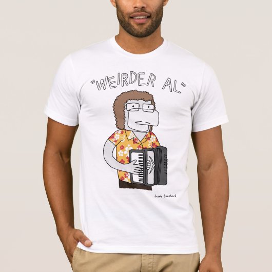 T-shirt "D'Al plus étrange" en or (Devant)