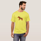 T-shirt Dala rouge (Devant entier)
