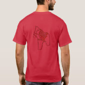 T-shirt dala rouge (Dos)