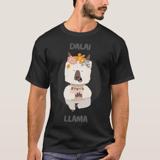 T-shirt Dalai Llama Design T-shirt classique (Devant)