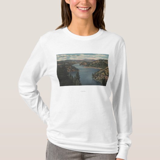 T-shirt d'Alene de Coeur, identification - vue de baie de (Devant)