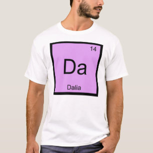 T-shirt Dalia Nom Chimie Élément Tableau périodique