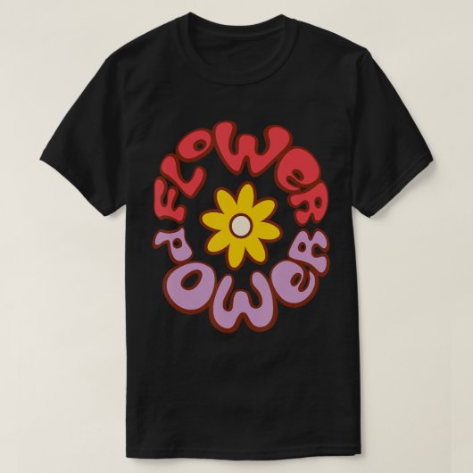 T-shirt d'alimentation à fleurs (Design devant)