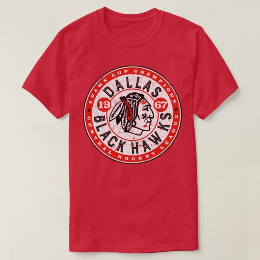 T-shirt Dallas Black Hawks 1 (Design devant)