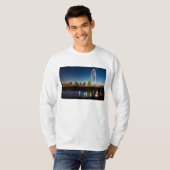 T-shirt Dallas Skyline Dawn (Devant entier)