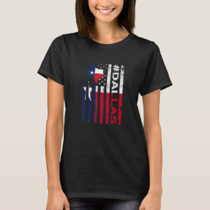T-shirt Dallas Texas American Flag Texas State United Prid