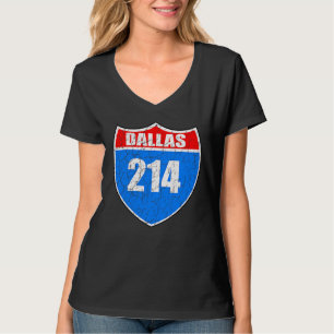 T-shirt Dallas Texas Interstate 45 Fierté Représenter 214