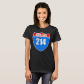 T-shirt Dallas Texas Interstate 45 Pride Represent 214 Dis (Devant entier)