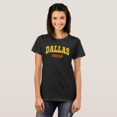 T-shirt Dallas Texas Throwback Classic (Devant entier)