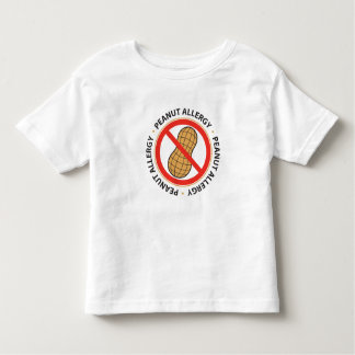 T-shirt d'allergie d'arachide