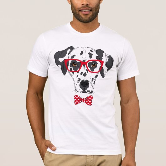 T-shirt Dalmate à la mode (Devant)