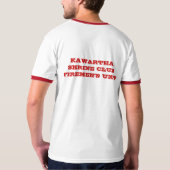 T-shirt Dalmate-chiot-feu-moteur, l'UNITÉ des POMPIERS (Dos)