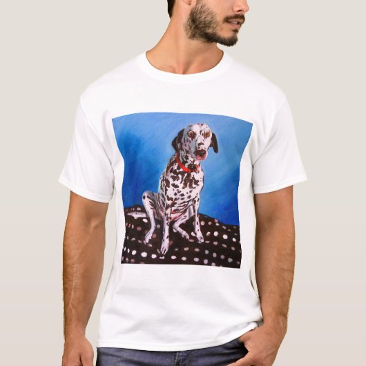 T-shirt Dalmate sur le coussin tacheté 2011 (Devant)