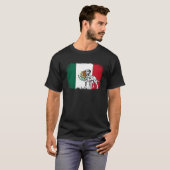 T-shirt Dalmatian vintage Mexico Mexican flag dog (Devant entier)