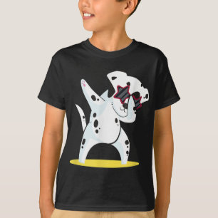 T-shirt Dalmatie Dabbing I Dab Dog Dance I Funny Dalmatie