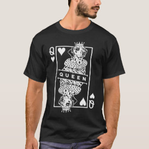 T-shirt Dalmatie Reine des Coeurs Chien Pop