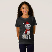 T-Shirt Dalmatien Buffalo Plaid Dalmation Amoureux des chi (Devant entier)
