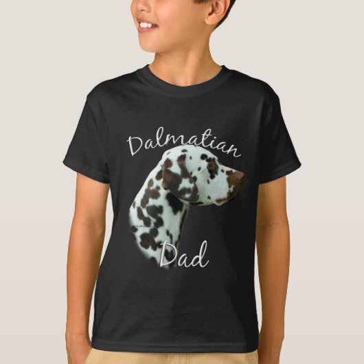 T-shirt Dalmatien (foie) Papa 2 (Devant)