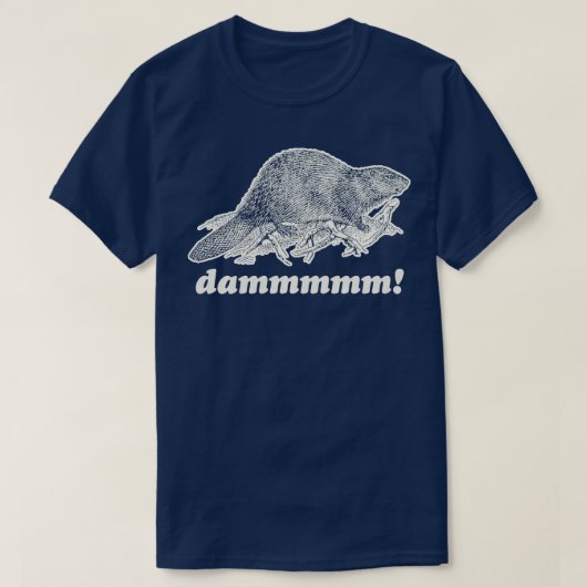 T-shirt DAM de castor (Design devant)