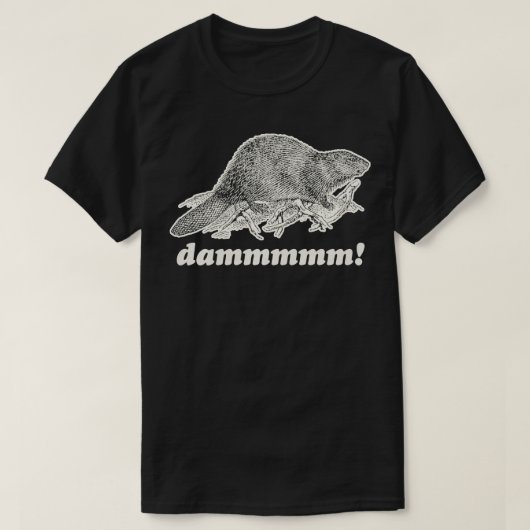T-shirt DAM de castor (Design devant)