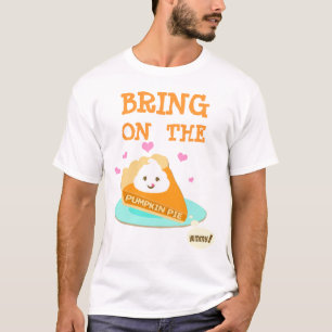 T-shirt d'amant de tarte de citrouille