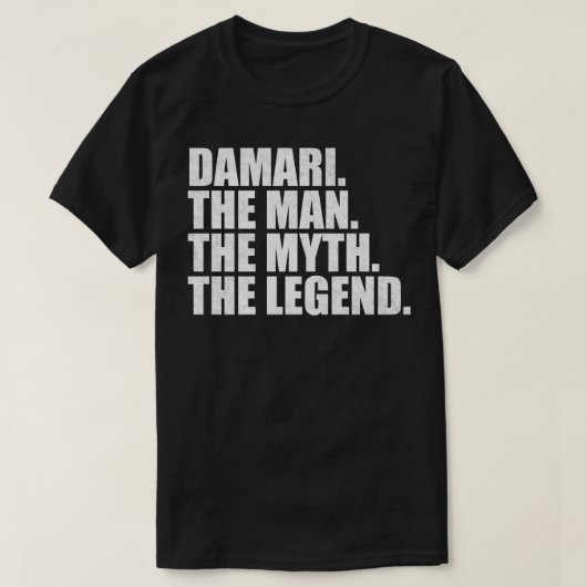 T-shirt Damari Nom Damari prénom (Design devant)
