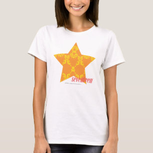 T-shirt Damas Orange-Jaune 3