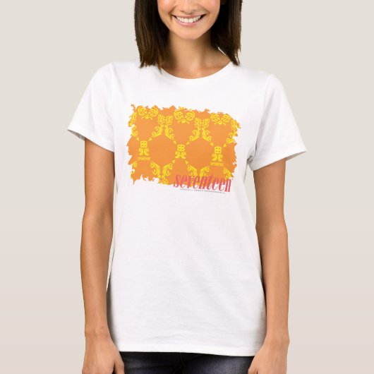 T-shirt Damas Orange-Jaune 4 (Devant)