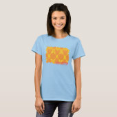 T-shirt Damas Orange-Jaune 4 (Devant entier)