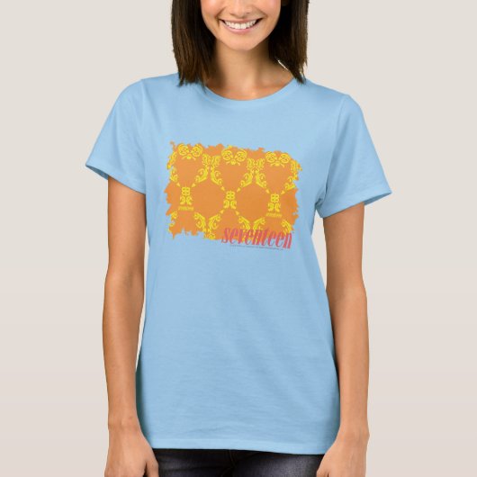 T-shirt Damas Orange-Jaune 4 (Devant)