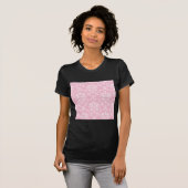 T-shirt Damas rose et blanc (Devant entier)