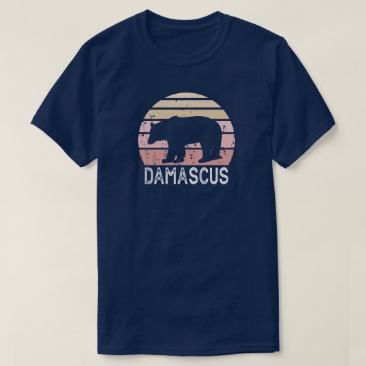 T-shirt Damas Virginia Retro Bear (Design devant)