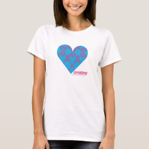 T-shirt Damask Magenta-Aqua 3
