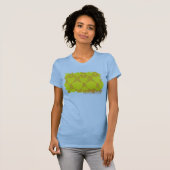 T-shirt Damassé 2 jaune-orange (Devant entier)