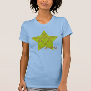 T-shirt Damassé 3 jaune-orange
