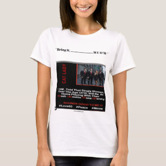 T-SHIRT DAME AUX CHATS