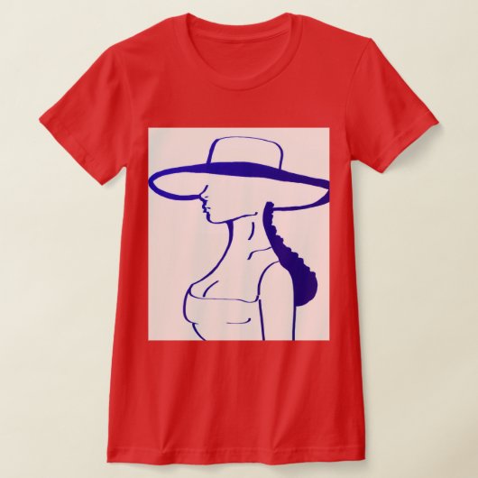 T-shirt Dame Bleue (Poser)