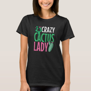 T-shirt Dame Cactus Fou Plante du désert Succulentes Tenue