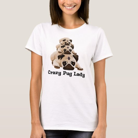 T-shirt Dame Carlin folle (Devant)