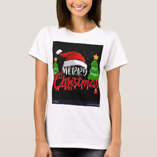 T-SHIRT DAME CHIRSTMAS JOUR ROBE T SHIRT CLASSIQUE
