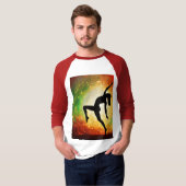 T-shirt dame dansante. (Devant entier)