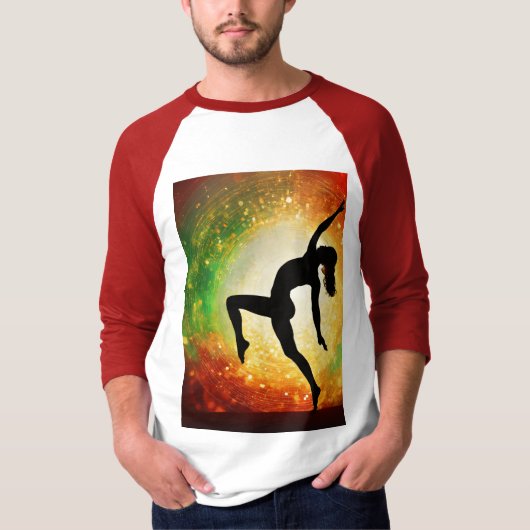 T-shirt dame dansante. (Devant)